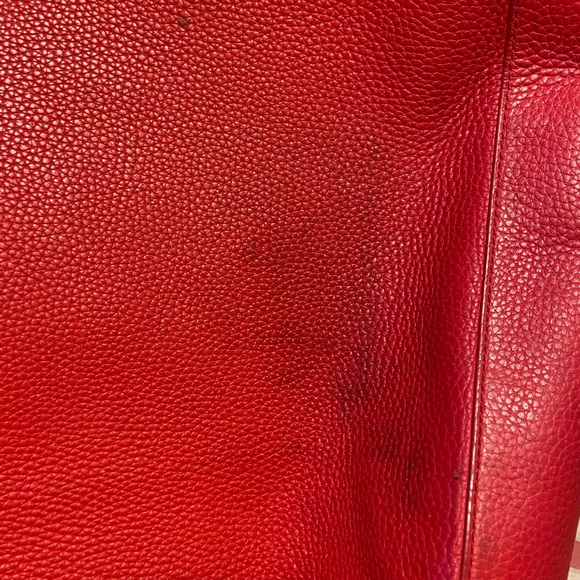 Red Tory Burch Tote - Picture 4 of 5
